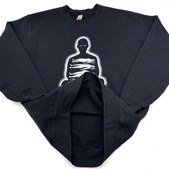 Stages of Decomposition Graphic Print on Black Heavy Blend Gildan Pullover Small - Picture 9 of 11